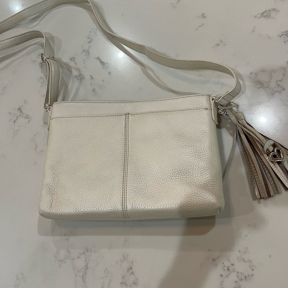 Brighton Cream Crossbody Bag with Tassel Detail - Picture 5 of 5